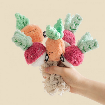 ROOT VEGETABLE TUG TOY